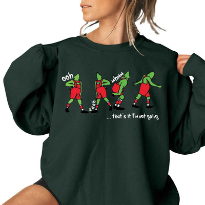 Ladies New Christmas Pattern Printing Casual Sweatshirt