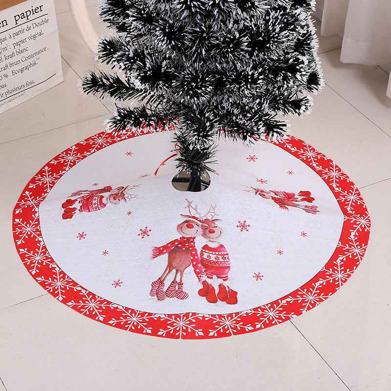 Christmas tree skirt Christmas tree decorations Christmas gifts Christmas scene matching