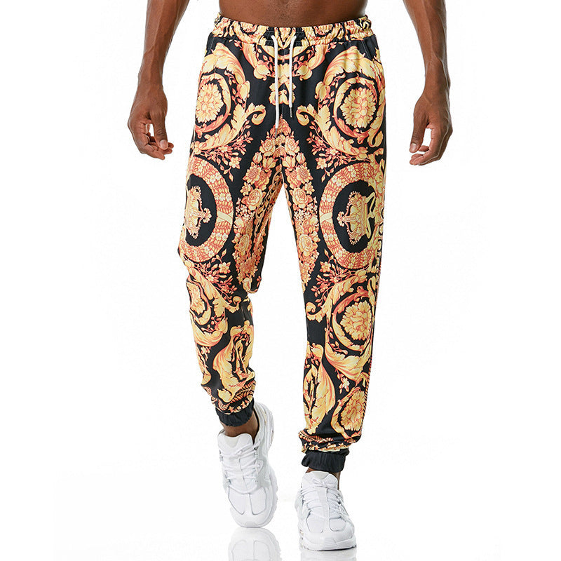 Printed jogging pants casual pants SHOPPORA