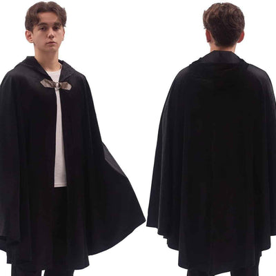Men's Velvet Cloak With Hood