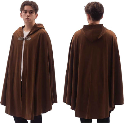 Men's Velvet Cloak With Hood