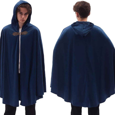 Men's Velvet Cloak With Hood