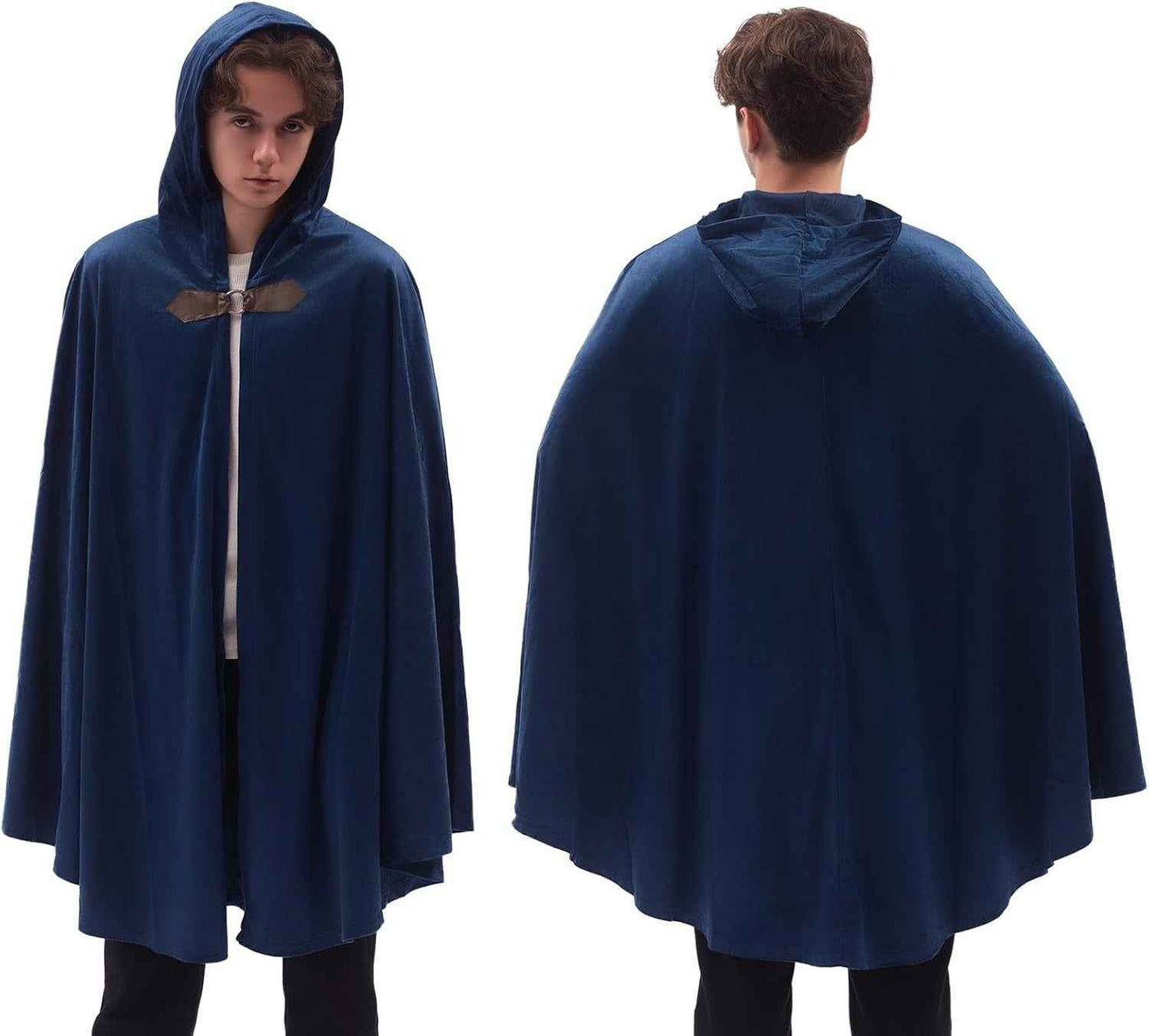 Men's Velvet Cloak With Hood