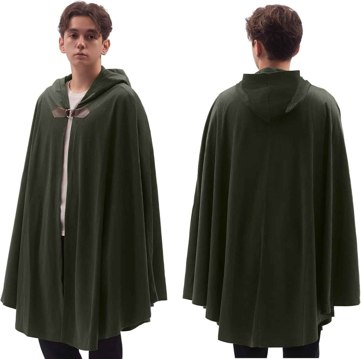 Men's Velvet Cloak With Hood