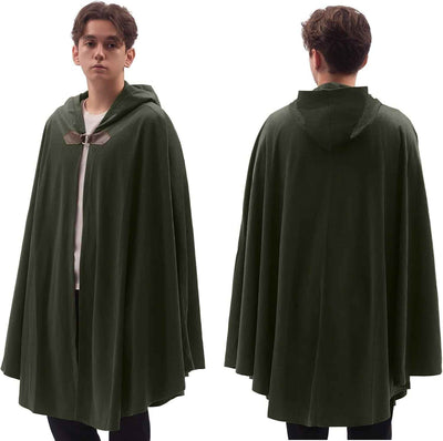 Men's Velvet Cloak With Hood