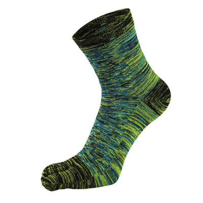 Men's Simple Casual Toe Socks Cotton Long Socks