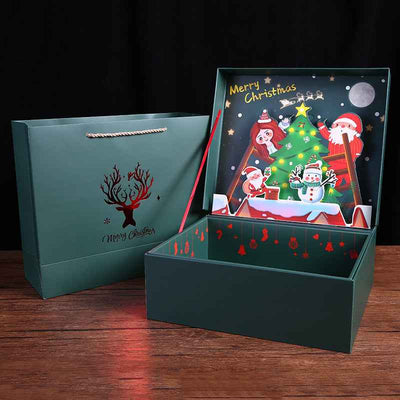 Girl's Heart Lantern Gift Box Raffia Starry Three-dimensional Gift Box