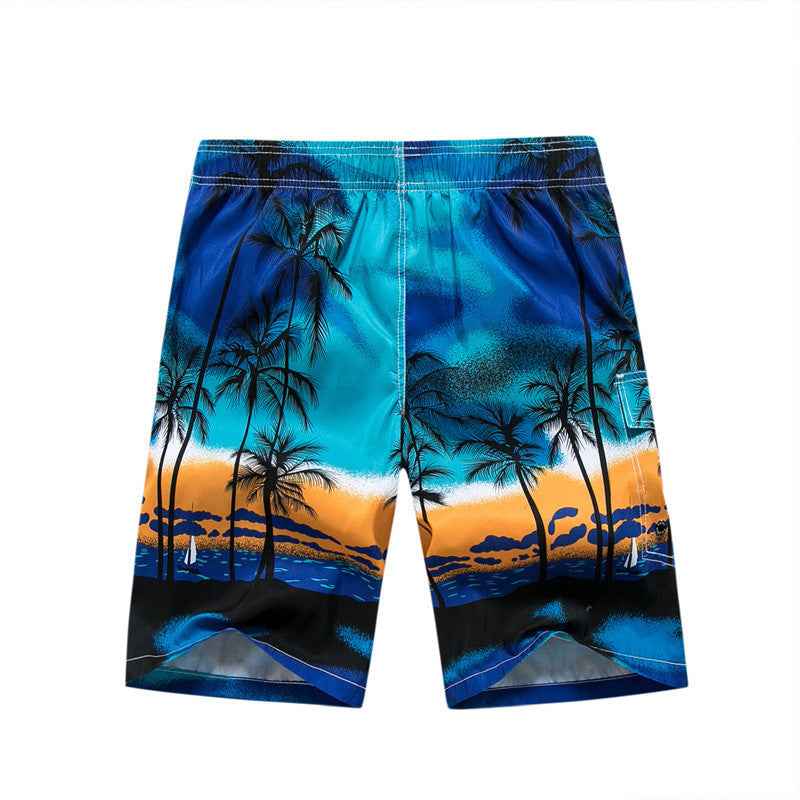 Personalized Printed Beach Pants Men's Loose Casual Pants