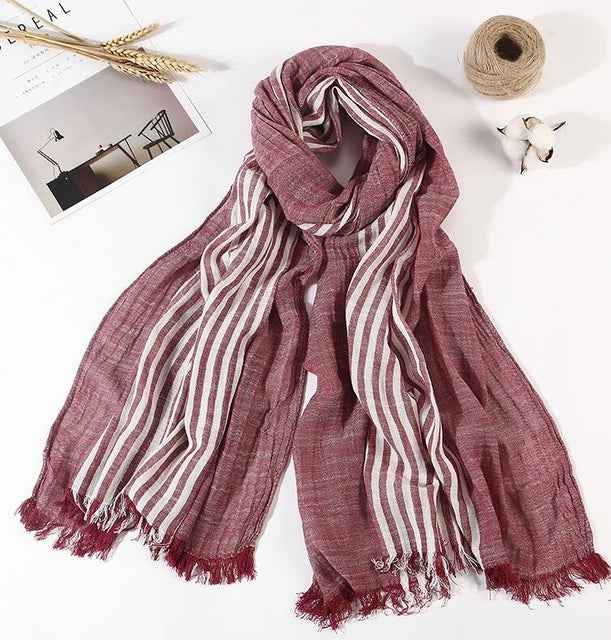Men's cotton scarf