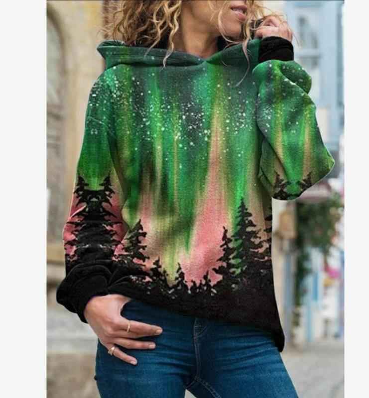 Christmas print street hipster sweater