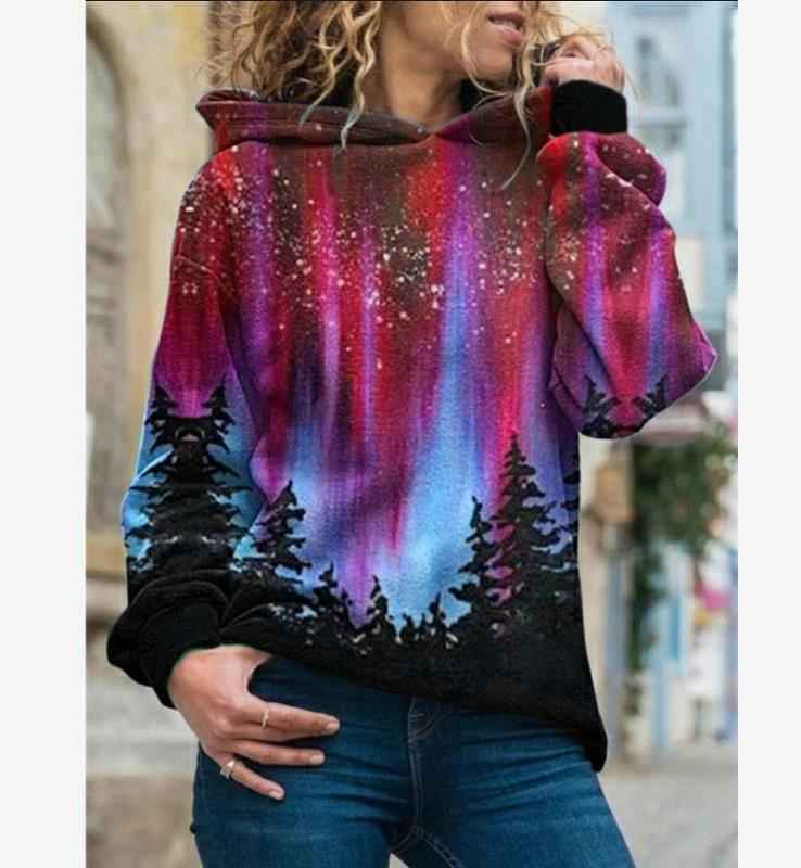 Christmas print street hipster sweater
