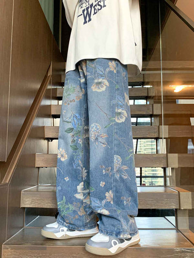 Loose All-matching Design Sense Mop Wide Leg Pants