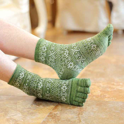Large Size Men Five Finger Split Toe Socks