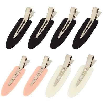 Traceless Barrettes Hair Makeup Hairpin Bang Side Clip Children Internet Celebrity Minimalist Small Leaf Duckbill Clip