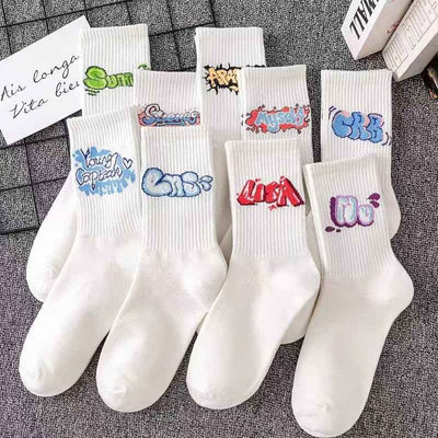 Cotton Fall Winter Men Basketball Long Socks