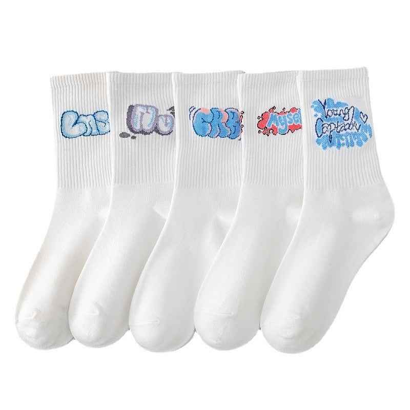 Cotton Fall Winter Men Basketball Long Socks