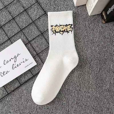 Cotton Fall Winter Men Basketball Long Socks