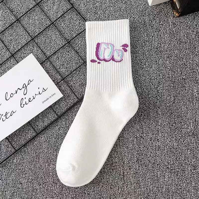 Cotton Fall Winter Men Basketball Long Socks