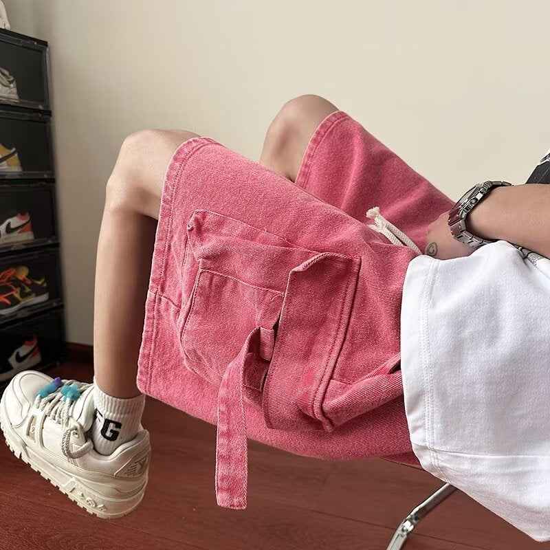 Workwear Shorts Men's Loose Stylish Multi-pocket