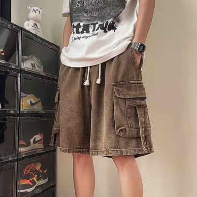 Workwear Shorts Men's Loose Stylish Multi-pocket