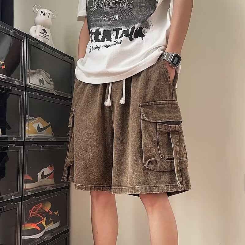 Workwear Shorts Men's Loose Stylish Multi-pocket
