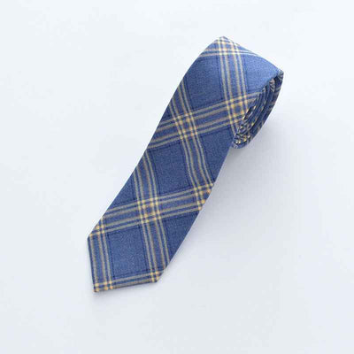 Uniform plaid tie
