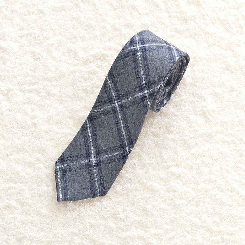 Uniform plaid tie