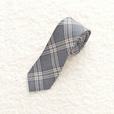 Uniform plaid tie