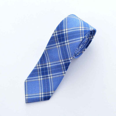 Uniform plaid tie