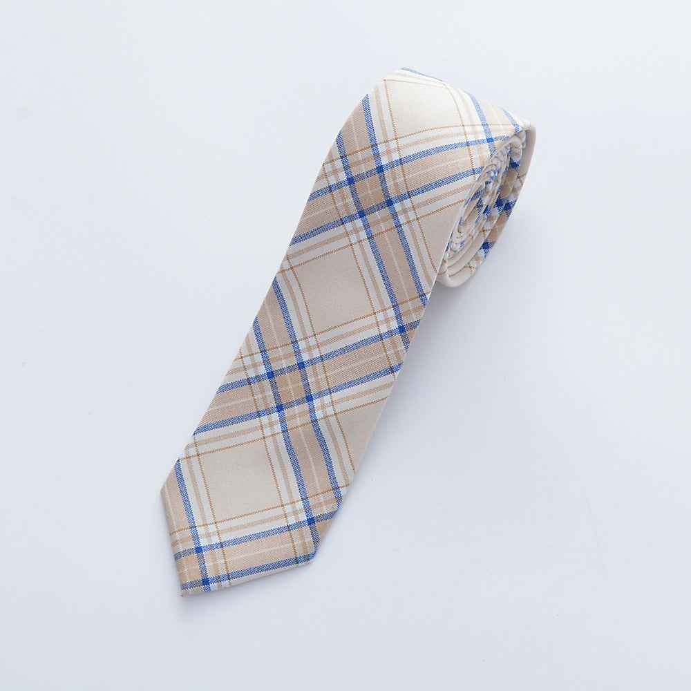 Uniform plaid tie