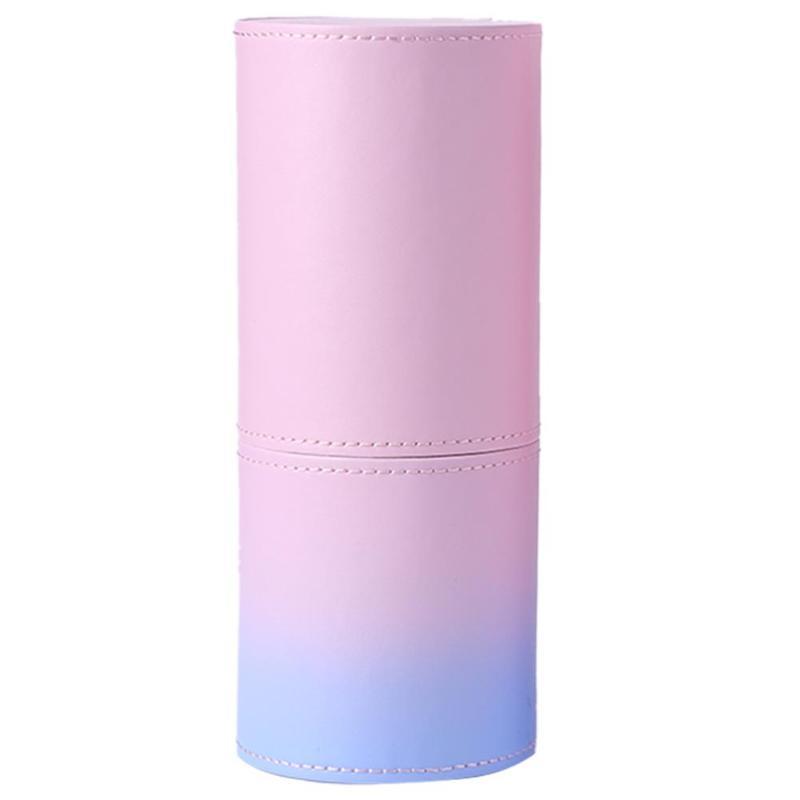 Gradient PU Leather Makeup Brush Holder Cup SHOPPORA