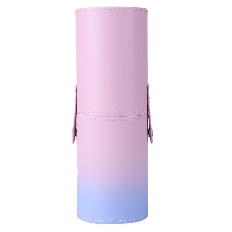 Gradient PU Leather Makeup Brush Holder Cup SHOPPORA