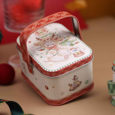 Retro Style New Year Holiday Gift New Christmas Portable Iron Box