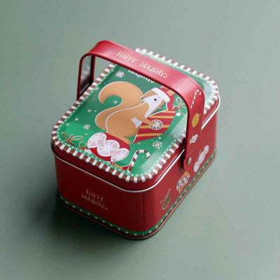 Retro Style New Year Holiday Gift New Christmas Portable Iron Box