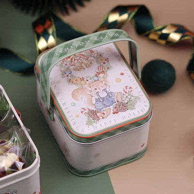 Retro Style New Year Holiday Gift New Christmas Portable Iron Box