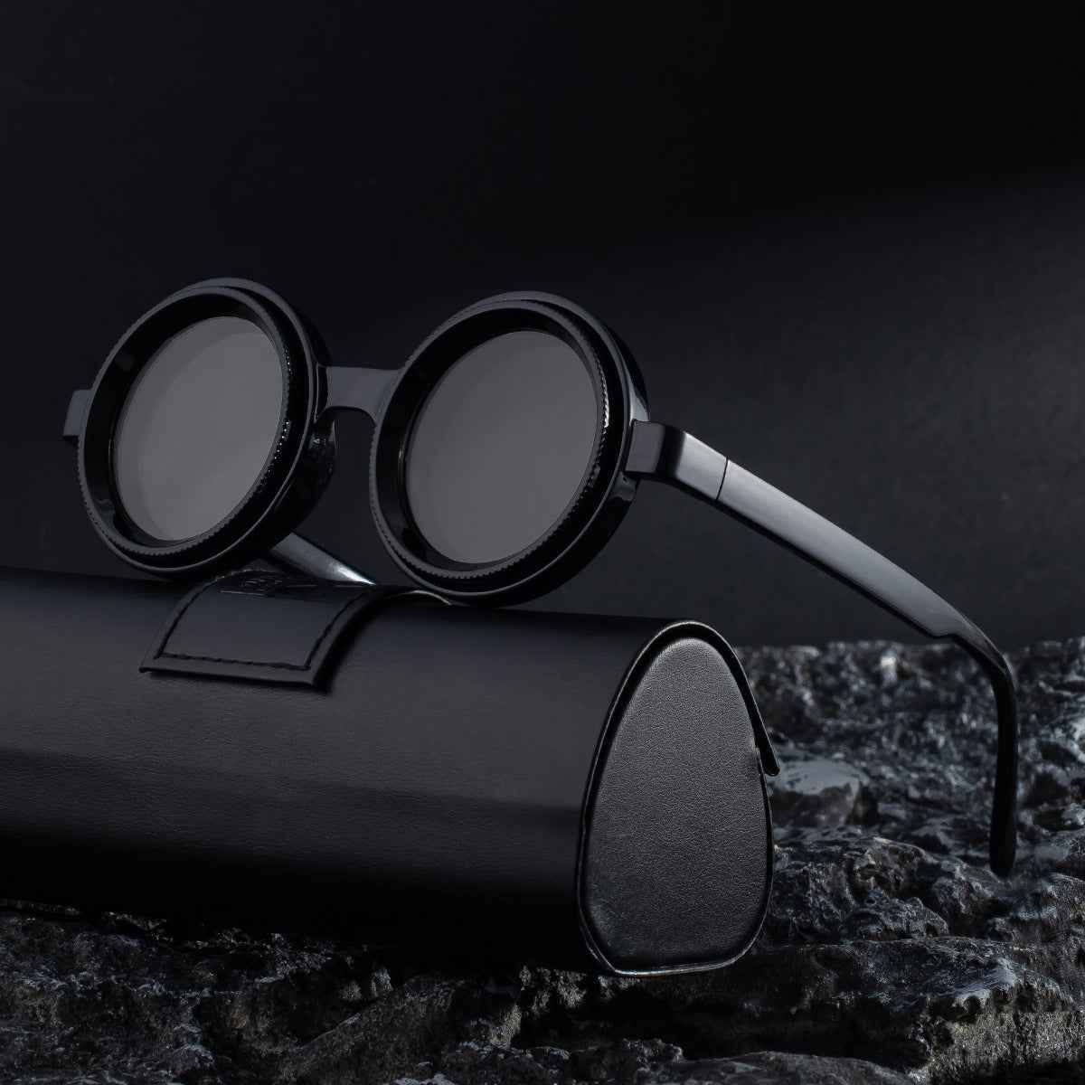 Sun Glasses Male Zoom Rotating Glasses Sun Protection