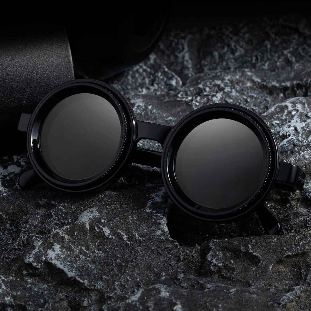 Sun Glasses Male Zoom Rotating Glasses Sun Protection