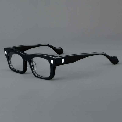 Thick Plate Glasses Patchwork Retro Frame