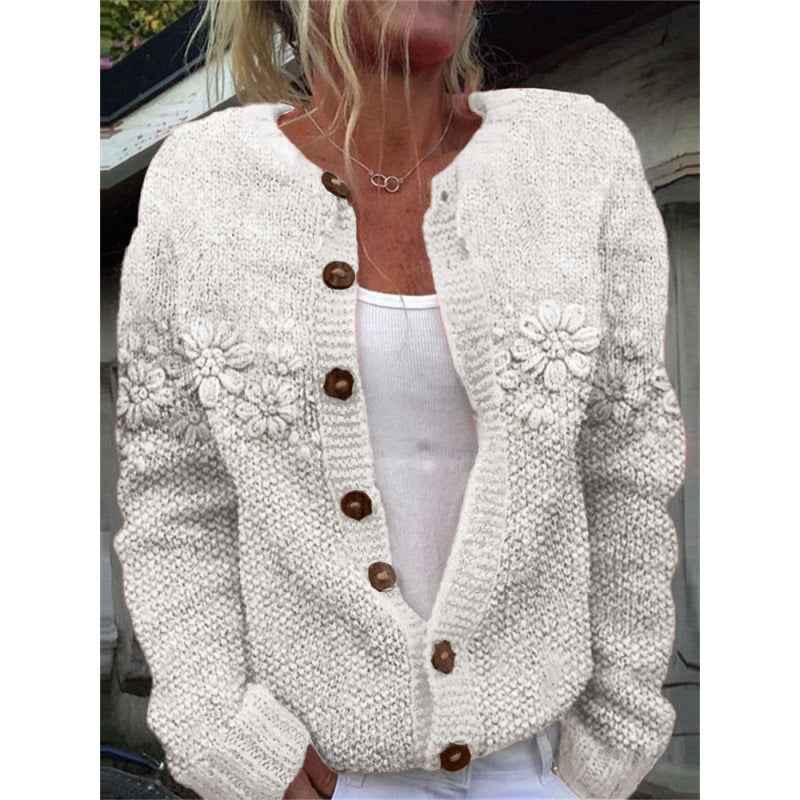 New Christmas 3D Digital Printing Women Cardigan Coat Outerwear Female
