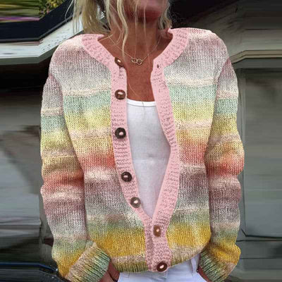 New Christmas 3D Digital Printing Women Cardigan Coat Outerwear Female