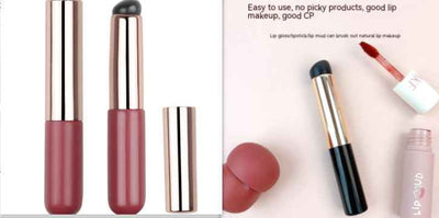 Soft And Portable Round Head Silicone Lip Brush