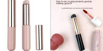 Soft And Portable Round Head Silicone Lip Brush