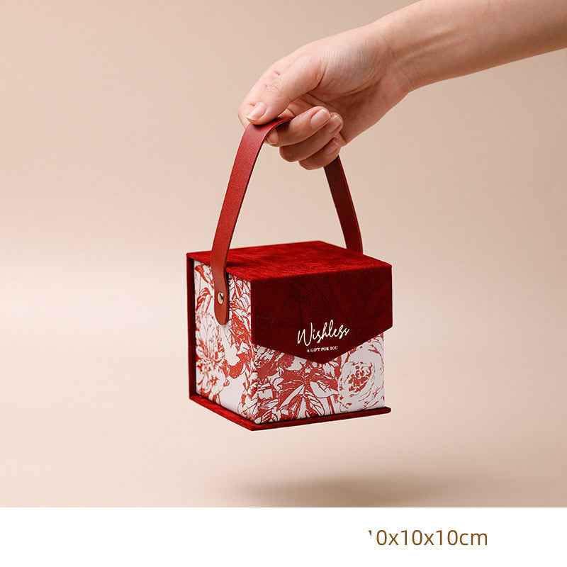 Wedding Candy Box Wedding Candy Bag Wedding Ins Wind Bridesmaid Bridesmaid Hand Gift Portable Gift Box Gift Box Empty Box