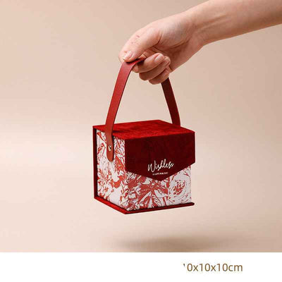 Wedding Candy Box Wedding Candy Bag Wedding Ins Wind Bridesmaid Bridesmaid Hand Gift Portable Gift Box Gift Box Empty Box