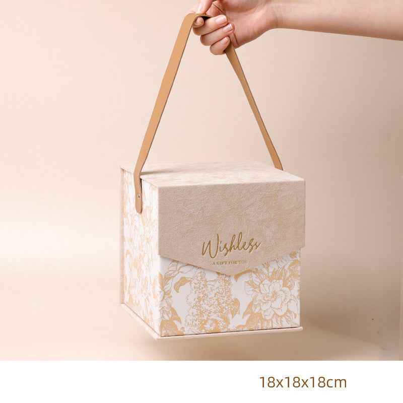 Wedding Candy Box Wedding Candy Bag Wedding Ins Wind Bridesmaid Bridesmaid Hand Gift Portable Gift Box Gift Box Empty Box