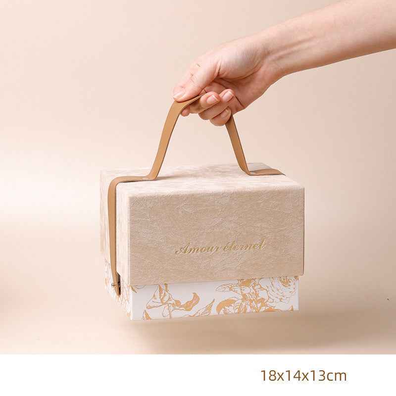 Wedding Candy Box Wedding Candy Bag Wedding Ins Wind Bridesmaid Bridesmaid Hand Gift Portable Gift Box Gift Box Empty Box
