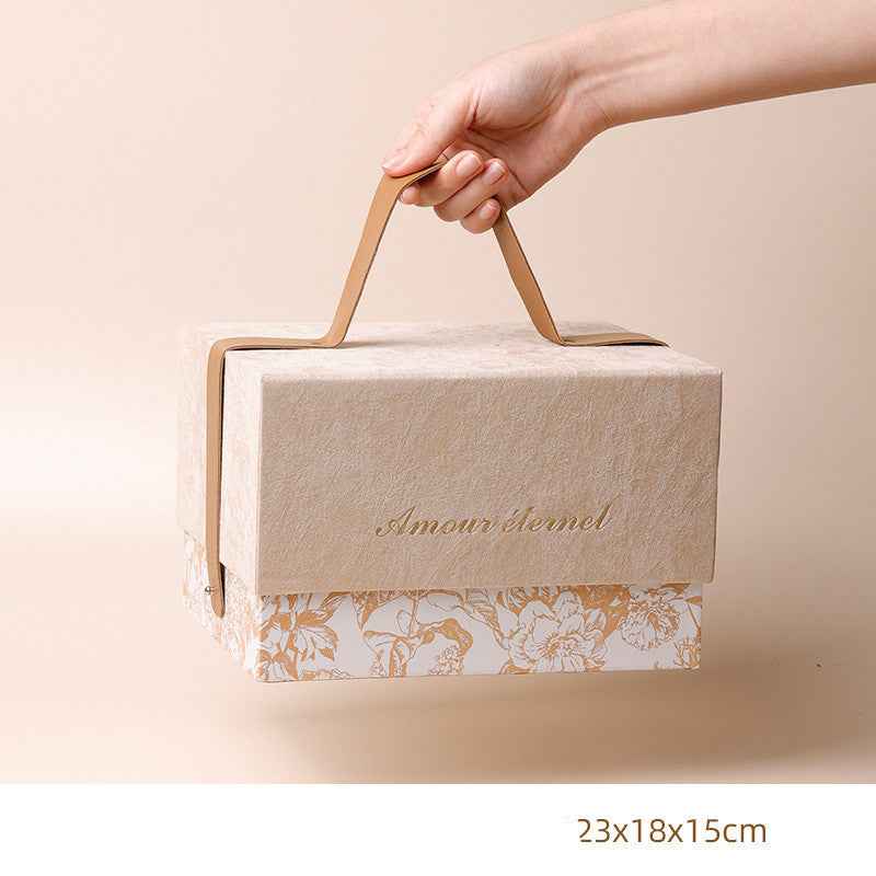 Wedding Candy Box Wedding Candy Bag Wedding Ins Wind Bridesmaid Bridesmaid Hand Gift Portable Gift Box Gift Box Empty Box