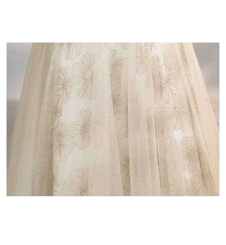 Banquet Fashion Temperament A Shoulder Flamboyant Dress