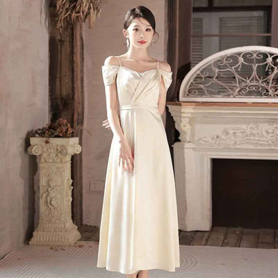 Summer Champagne Niche High-end Dress