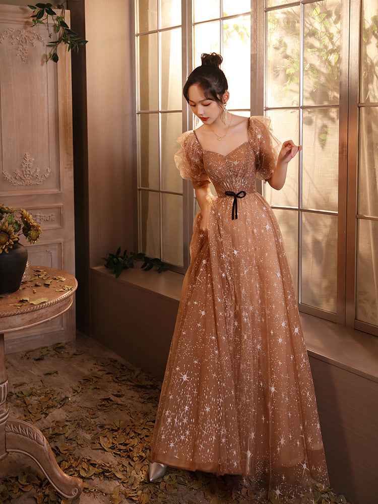 Banquet Host Long Pettiskirt French Evening Dress